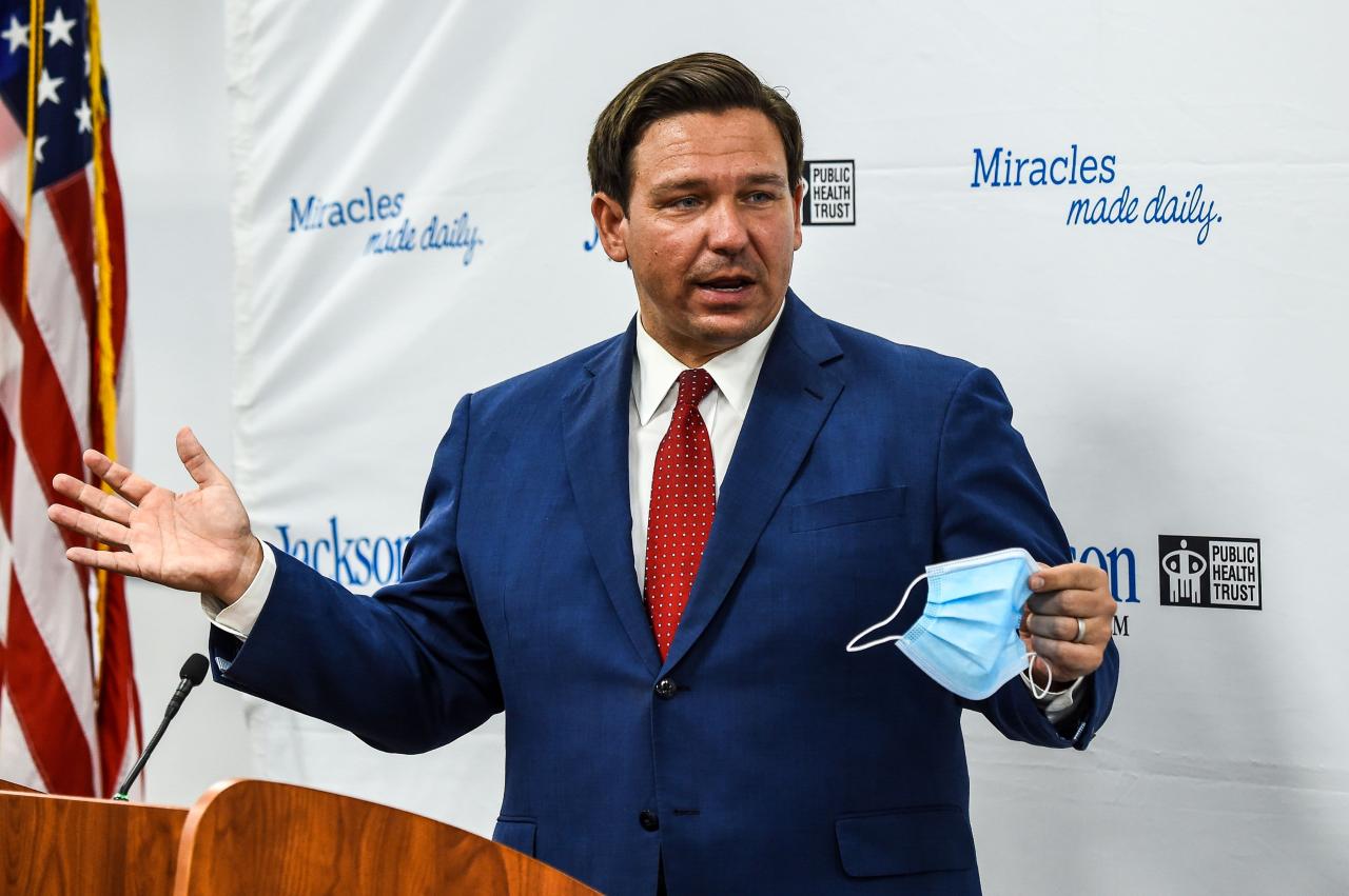Florida governor DeSantis suspends all remaining Covid restrictions