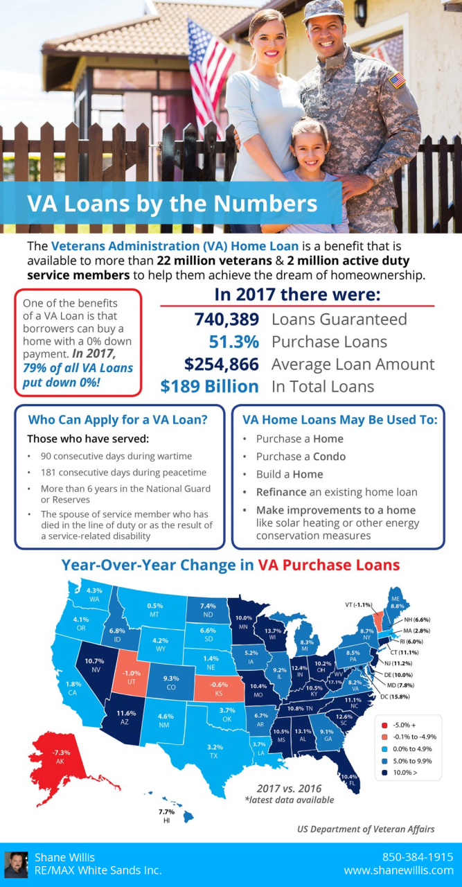 VA Home Loans by the Numbers [INFOGRAPHIC] Shane Willis