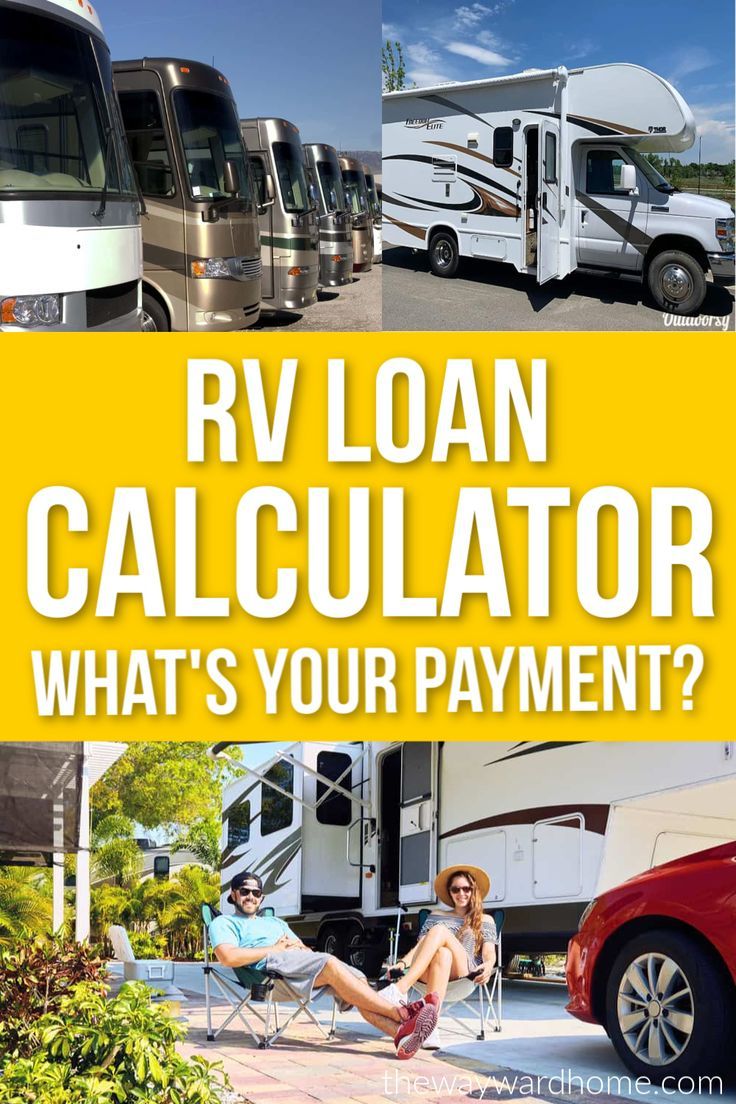 RV loan calculator What's your RV payment? Loan calculator, Rv