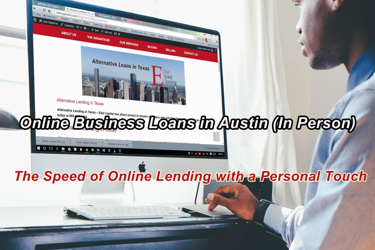 Online Business Loans in Austin TX Elan Capital Inc