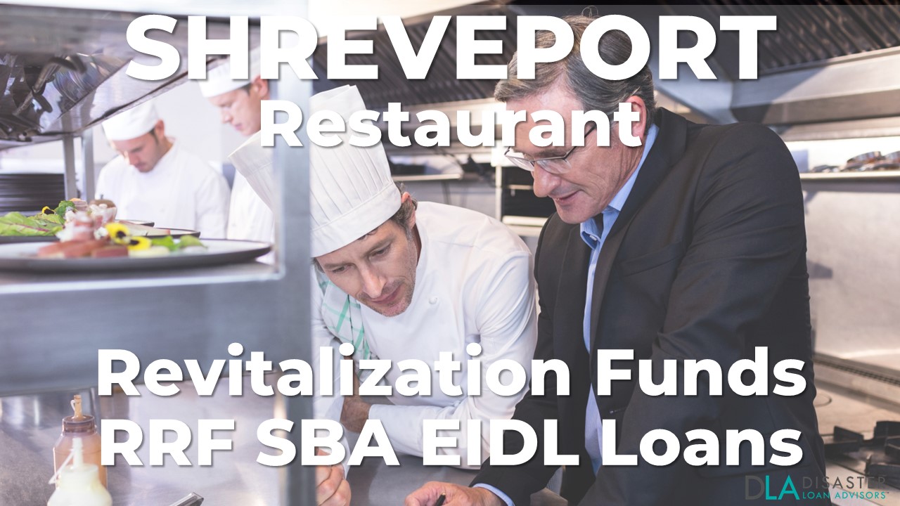 Shreveport Restaurant Revitalization Funds (RRF) in Shreveport
