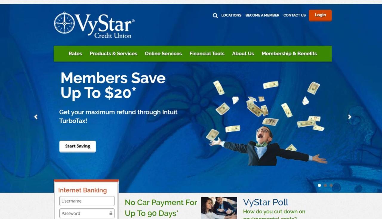 VyStar Credit Union Login Steps Online Banking Information Guide