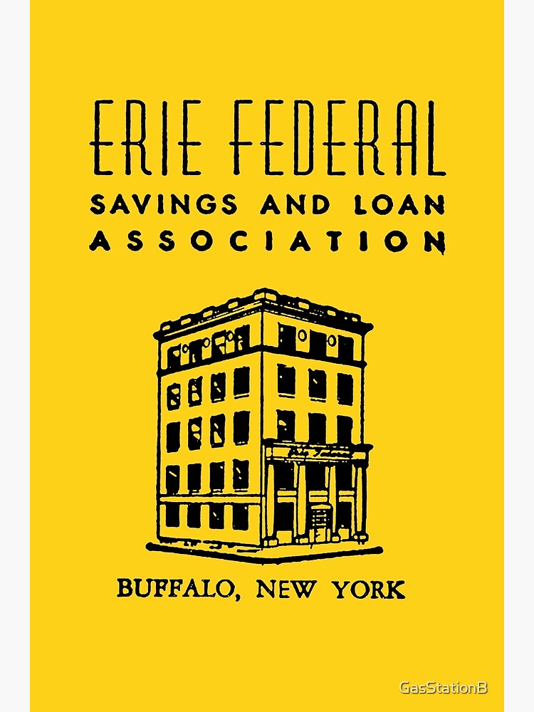 "Erie Federal Savings & Loan" Framed Art Print by GasStationB Redbubble