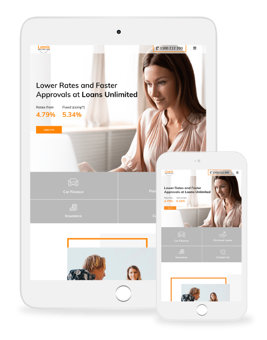 Custom, HighEnd Website for Loans Unlimited [Web Design Case Study]