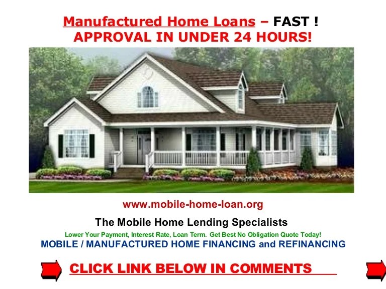 Loans For Manufactured Homes Financing Manufactured Homes, Manufact…