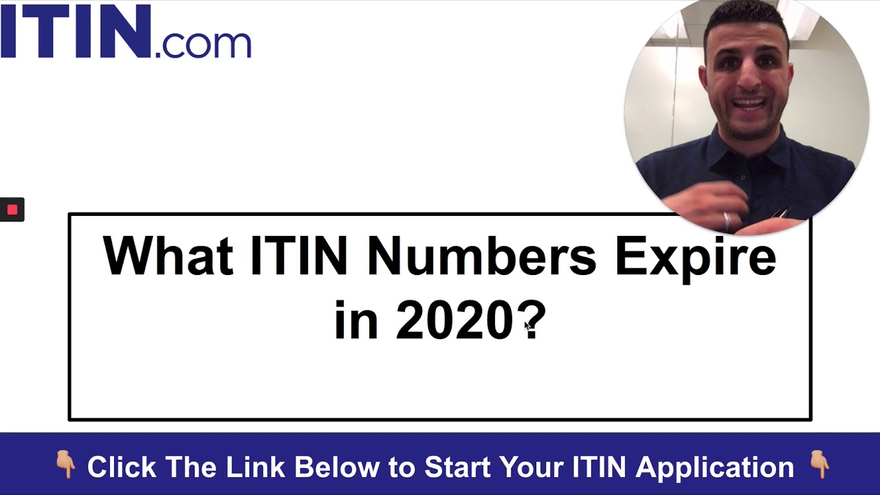 What ITIN Numbers Expire in 2020 (ITIN Expire Date 2020) YouTube