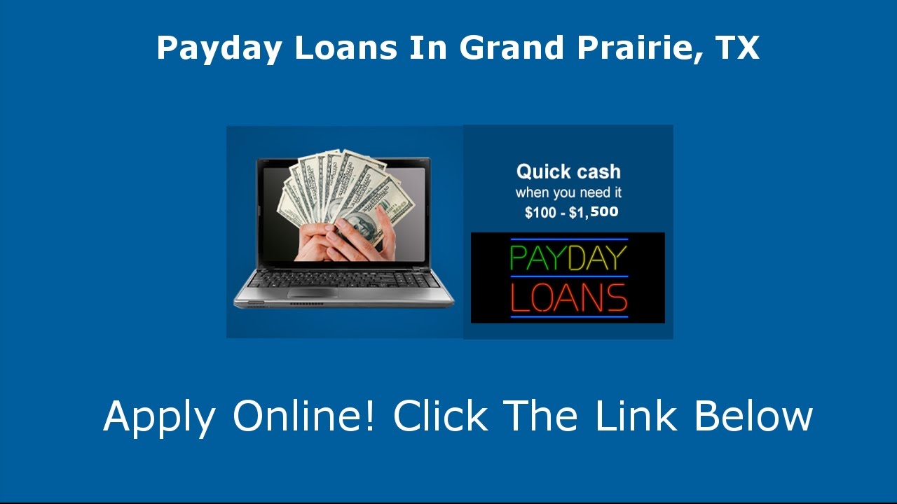 Payday Loans Grand Prairie, TX Online Cash Advance YouTube