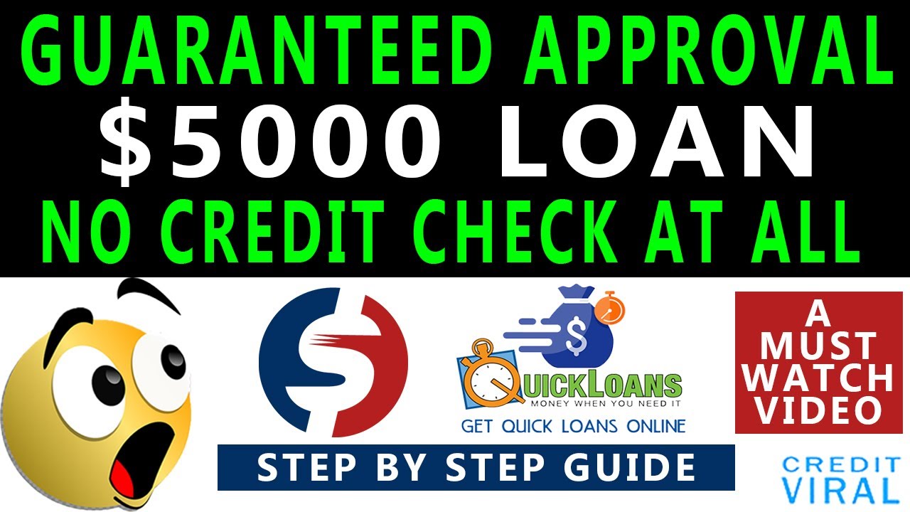 Secret No Credit Check 5000 Personal Loan Guaranteed Loan Approval