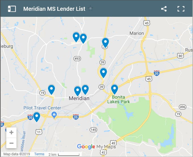 Meridian MS Fair to Bad Credit Loans (1000 200,000)