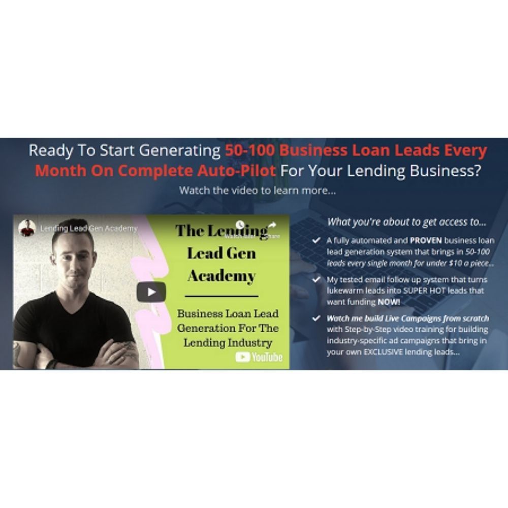 Business Loan Lead Generation by The Lending Lead Gen A