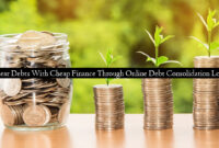 Clear Debts With Cheap Finance Through Online Debt Consolidation Loan